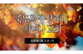 2013-11-03 죽도록 충성하라: 서머나 교회