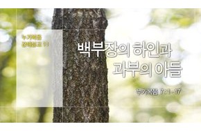 2015-06-07 백부장의 하인과 과부의 아들