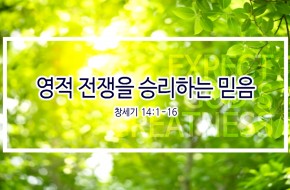 2019-06-23 영적 전쟁을 승리하는 믿음