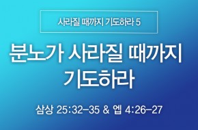 2025-02-02 분노가 사라질 때까지 기도하라