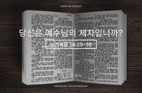 2026-06-10 당신은 예수님의 제자입니까? (이경애 목사)